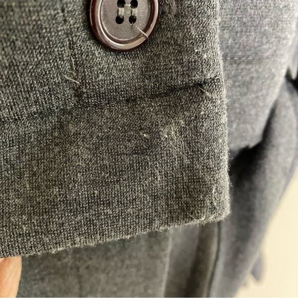 BAILEY 44 Jacket Size 4 Button Front Short to Long Convertible Military Accents - Picture 15 of 16